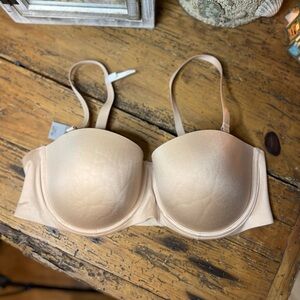 NWT Aerie Sunnie Strapless - Convertible Nude Underwire Bra Size 38D